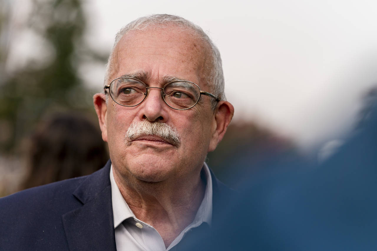 FILE - Rep. Gerry Connolly, D-Va., listens at an event in Fairfax, Va., on Oct. 22, 2020. Three doz...