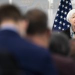 
              Treasury Secretary Janet Yellen speaks to the Atlantic Council, Wednesday, April 13, 2022, in Washington. (AP Photo/Jacquelyn Martin)
            