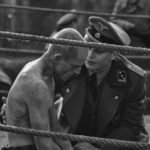 
              This image released by HBO shows Ben Foster as concentration camp prisoner Harry Haft, left, and Billy Magnussen in a scene from "The Survivor," premiering Wednesday, April 27. (Leo Pinter/HBO via AP)
            