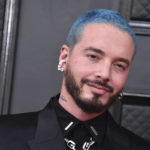 
              J Balvin arrives at the 64th Annual Grammy Awards at the MGM Grand Garden Arena on Sunday, April 3, 2022, in Las Vegas. (Photo by Jordan Strauss/Invision/AP)
            