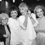 
              FILE -  Estelle Getty, from left, Rue McClanahan, Bea Arthur and Betty White, from the television series "The Golden Girls" appear during a break in taping in Los Angeles on Dec. 25, 1985. TV fan conventions are usually reserved for sci-fi shows--not sitcoms about four women of a certain age living in Florida. But some very fervent fans of "The Golden Girls" have put together what was originally a bar trivia event into a three-day extravaganza at the Navy Pier in Chicago. (AP Photo/Nick Ut, file)
            