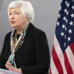 
              Treasury Secretary Janet Yellen speaks to the Atlantic Council, Wednesday, April 13, 2022, in Washington. (AP Photo/Jacquelyn Martin)
            