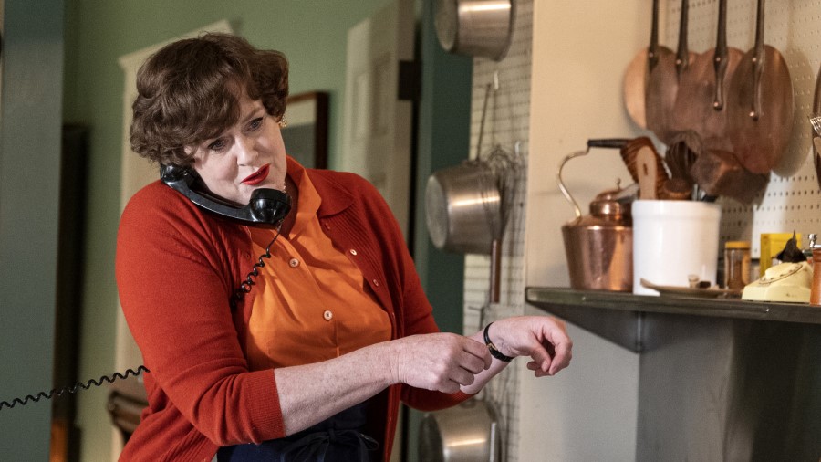 Sarah Lancashire plays Julia Child in the new HBO MAX show, Julia. (Seacia Pavao/HBO Max)...