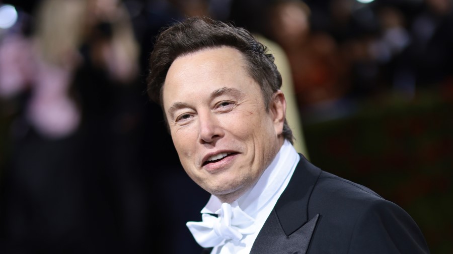 Elon Musk attends The 2022 Met Gala (Getty Images)...