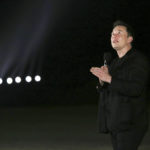 
              FILE - SpaceX CEO Elon Musk delivers a presentation on Starship development at the company's Boca Chica Launch Complex near Brownsville, Texas on Saturday, Sep. 28, 2019.  Many people are puzzled on what a Elon Musk takeover of Twitter would mean for the company and even whether he’ll go through with the deal.  If the 50-year-old Musk’s gambit has made anything clear it’s that he thrives on contradiction.  (Miguel Roberts/The Brownsville Herald via AP, File)
            