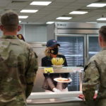 
              First lady Jill Biden serves meals to U.S. troops during a visit to the Mihail Kogalniceanu Air Base in Romania, Friday, May 6, 2022. (AP Photo/Susan Walsh, Pool)
            