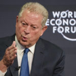 
              Former U.S. vice president Al Gore speaks during a conversation at the World Economic Forum in Davos, Switzerland, Wednesday, May 25, 2022. The annual meeting of the World Economic Forum is taking place in Davos from May 22 until May 26, 2022. (AP Photo/Markus Schreiber)
            