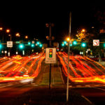
              This long exposure photo shows traffic driving on Roosevelt Boulevard in Philadelphia, Wednesday, May 25, 2022. Roosevelt Boulevard is an almost 14-mile maze of chaotic traffic patterns that passes through some of the city's most diverse neighborhoods and Census tracts with the highest poverty rates. Driving can be dangerous with cars traversing between inner and outer lanes, but biking or walking on the boulevard can be even worse with some pedestrian crossings longer than a football field and taking four light cycles to cross. (AP Photo/Matt Rourke)
            