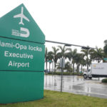 
              FILE - A cargo van drives near the entrance to Miami Opa-locka Executive Airport, Friday, April 29, 2022, in Opa-locka, Fla, where British Virgin Island Premier Andrew Alturo Fahie and director of ports, Oleanvine Maynard, were arrested Thursday, at the airport by undercover DEA agents. Fahie who is accused of drug-smuggling charges following a U.S. government sting in South Florida, was released Wednesday, May 4, on a $500,000 bond. In a surprise decision, federal court Judge Alicia Otazo-Reyes in Miami rejected prosecutors’ argument that Fahie would flee the U.S. if released pending trial on cocaine charges. (AP Photo/Marta Lavandier, File)
            