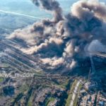 
              In this handout photo taken from video released on Wednesday, May 4, 2022 by Donetsk People's Republic Interior Ministry Press Service, Smoke rises from the Metallurgical Combine Azovstal in Mariupol, in territory under the government of the Donetsk People's Republic, eastern Ukraine. Heavy fighting is raging at the besieged steel plant in Mariupol as Russian forces attempt to finish off the city's last-ditch defenders and complete the capture of the strategically vital port. (Donetsk People's Republic Interior Ministry Press Service via AP)
            