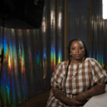 
              Black Lives Matter co-founder Patrisse Cullors sits for a photo after an interview with The Associated Press in Los Angeles, Wednesday, April 20, 2022. (AP Photo/Jae C. Hong)
            