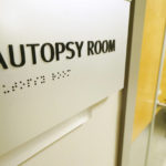 
              The four-bay autopsy room is pictured across from the morgue cooler at the Mississippi Crime Laboratory in Pearl, Miss., Aug. 26, 2021. (AP Photo/Rogelio V. Solis)
            
