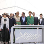 
              Jury president Vincent Lindon, center, poses with jury members Jeff Nichols, from left, Noomi Rapace, Asghar Farhadi, Deepika Padukone, Rebecca Hall, Joachim Trier, Jasmine Trinca, and Ladj Ly at the photo call for the jury at the 75th international film festival, Cannes, southern France, Tuesday, May 17, 2022. (AP Photo/Daniel Cole)
            