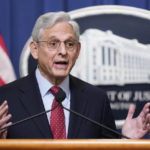 
              Attorney General Merrick Garland speaks at a news conference to announce actions to enhance the Biden administration's environmental justice efforts, Thursday, May 5, 2022, at the Department of Justice in Washington. (AP Photo/Patrick Semansky)
            