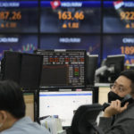 
              A currency trader watches monitors at the foreign exchange dealing room of the KEB Hana Bank headquarters in Seoul, South Korea, Thursday, May 12, 2022. Shares fell in Asia on Thursday after the release of worse U.S. inflation data than expected sparked heavy selling of technology stocks on Wall Street. (AP Photo/Ahn Young-joon)
            