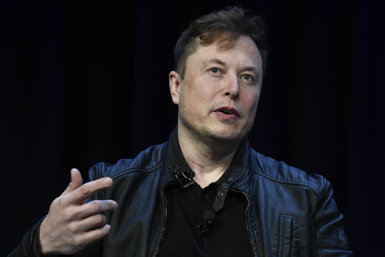 FILE - Tesla and SpaceX Chief Executive Officer Elon Musk speaks at the SATELLITE Conference and Ex...