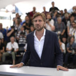 
              Ruben Östlund poses for photographers at the photo call for the film 'Triangle of Sadness' at the 75th international film festival, Cannes, southern France, Sunday, May 22, 2022. (AP Photo/Daniel Cole)
            
