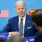 
              President Joe Biden participates in the U.S.-ASEAN Special Summit to commemorate 45 years of U.S.-ASEAN relations at the State Department in Washington, Friday, May 13, 2022. (AP Photo/Susan Walsh)
            