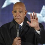 
              FILE - Tom Barrack, chairman of President Donald Trump's inaugural committee, speaks at a pre-Inaugural "Make America Great Again! Welcome Celebration" at the Lincoln Memorial in Washington, Jan. 19, 2017. Federal prosecutors have spelled out more details of the allegations against Barrack, who's accused of secretly working as an agent for the United Arab Emirates to influence Trump's foreign policy. (AP Photo/David J. Phillip, File)
            