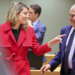 
              Canadian minister of foreign affairs Mélanie Joly and European Union foreign policy chief Josep Borrell arrive for a meeting of EU foreign ministers at the European Council building in Brussels, Monday, May 16, 2022. European Union foreign ministers on Monday will discuss current affairs and have an exchange of views on the Russian aggression against Ukraine and the Global Gateway. (AP Photo/Olivier Matthys)
            