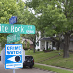 
              The Street where a 2-year-old child was allegedly attacked at by a coyote Tuesday, on Wednesday, May 4, 2022 in Dallas, Texas. The child is now in critical condition in the hospital. (Rebecca Slezak/The Dallas Morning News via AP)
            