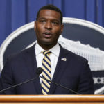 
              Environmental Protection Agency administrator Michael Regan speaks at a news conference to announce actions to enhance the Biden administration's environmental justice efforts, Thursday, May 5, 2022, at the Department of Justice in Washington. (AP Photo/Patrick Semansky)
            