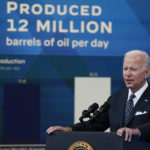 
              President Joe Biden speaks about gas prices in the South Court Auditorium on the White House campus, Wednesday, June 22, 2022, in Washington. (AP Photo/Evan Vucci)
            