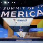 
              President Joe Biden speaks during the opening plenary session of the Summit of the Americas, Thursday, June 9, 2022, in Los Angeles. (AP Photo/Evan Vucci)
            