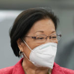 
              FILE - Sen. Mazie Hirono, D-Hawaii, waits for the Senate Subway on Capitol Hill, May 10, 2022, in Washington. The Biden administration foresees unnecessary deaths if lawmakers don’t approve billions of dollars more to brace for the pandemic’s next wave. Yet the push to provide the money is in limbo in Congress.  (AP Photo/Mariam Zuhaib, File)
            