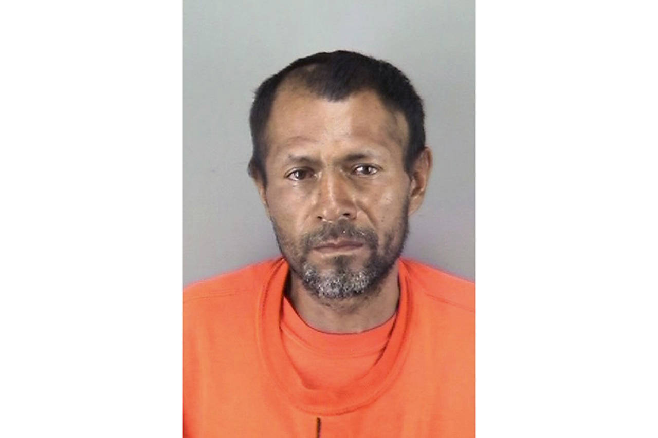 FILE - This undated file booking photo provided by the San Francisco Police Department shows Jose I...