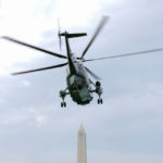 
              Marine One, with President Joe Biden aboard, lifts off from the South Lawn of the White House, Tuesday, June 14, 2022, in Washington. Biden is traveling to Philadelphia to speak at the AFL-CIO Constitutional Convention. (AP Photo/Patrick Semansky)
            