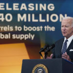 
              President Joe Biden speaks about gas prices in the South Court Auditorium on the White House campus, Wednesday, June 22, 2022, in Washington. (AP Photo/Evan Vucci)
            