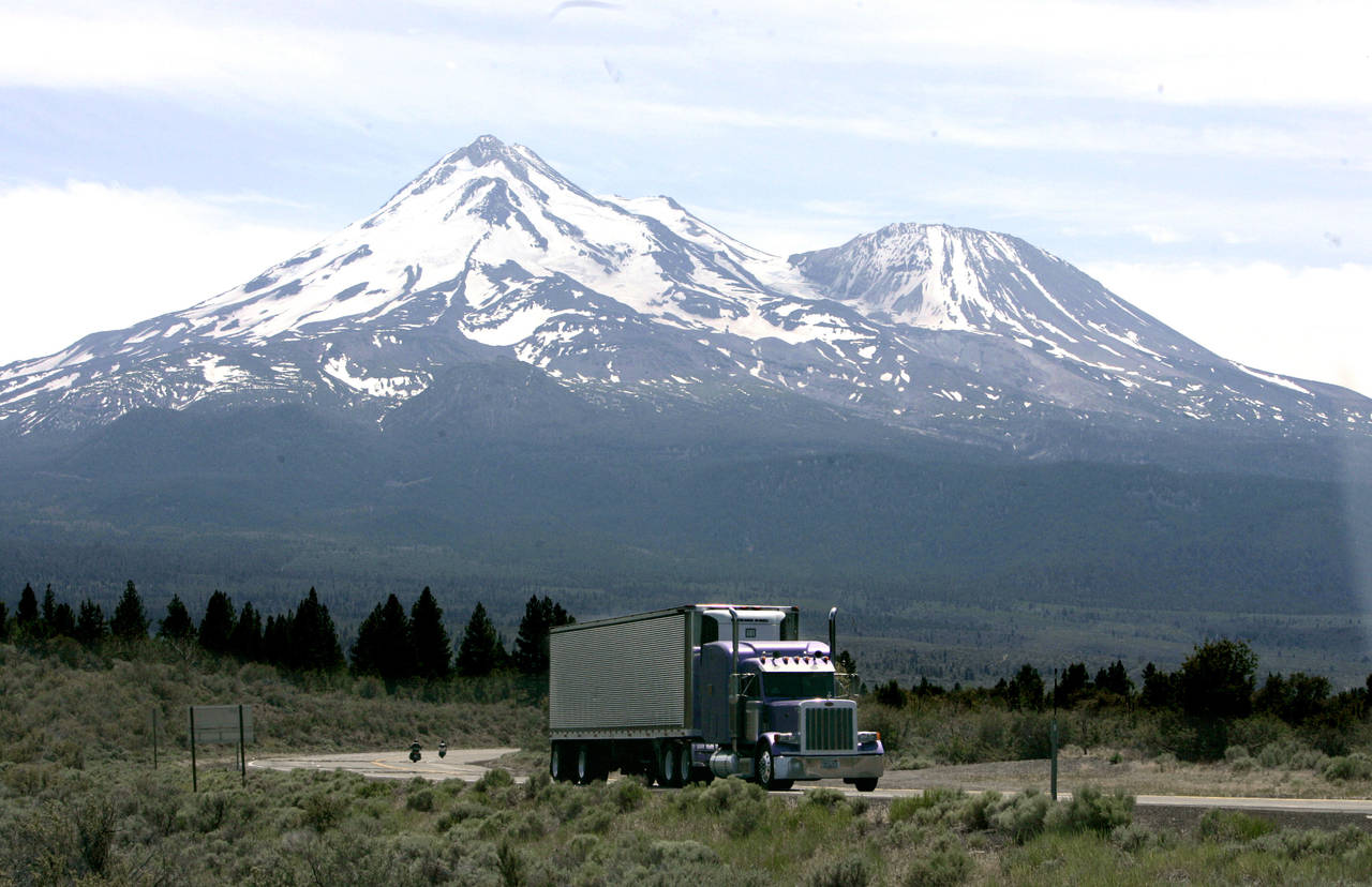 FILE -- This June 19, 2008 file photo shows Mount Shasta near Weed, Calif. Authorities say a mounta...