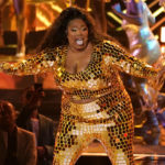 
              Lizzo performs "About Damn Time" at the BET Awards on Sunday, June 26, 2022, at the Microsoft Theater in Los Angeles. (AP Photo/Chris Pizzello)
            