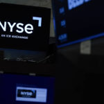 
              An NYSE sign is seen on the floor at the New York Stock Exchange in New York, Wednesday, June 15, 2022.  Stocks are opening higher on Wall Street Thursday, June 23.  The Labor Department said fewer Americans applied for jobless benefits last week as the U.S. job market remains robust. (AP Photo/Seth Wenig)
            
