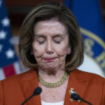 
              Speaker of the House Nancy Pelosi, D-Calif., reacts to the Supreme Court decision overturning Roe v. Wade, at the Capitol in Washington, Friday, June 24, 2022. (AP Photo/J. Scott Applewhite)
            