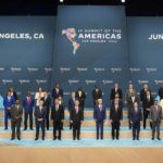 
              Participants pose for a family photo with heads of state and delegations at the Summit of the Americas, Friday, June 10, 2022, in Los Angeles. (AP Photo/Marcio Jose Sanchez)
            