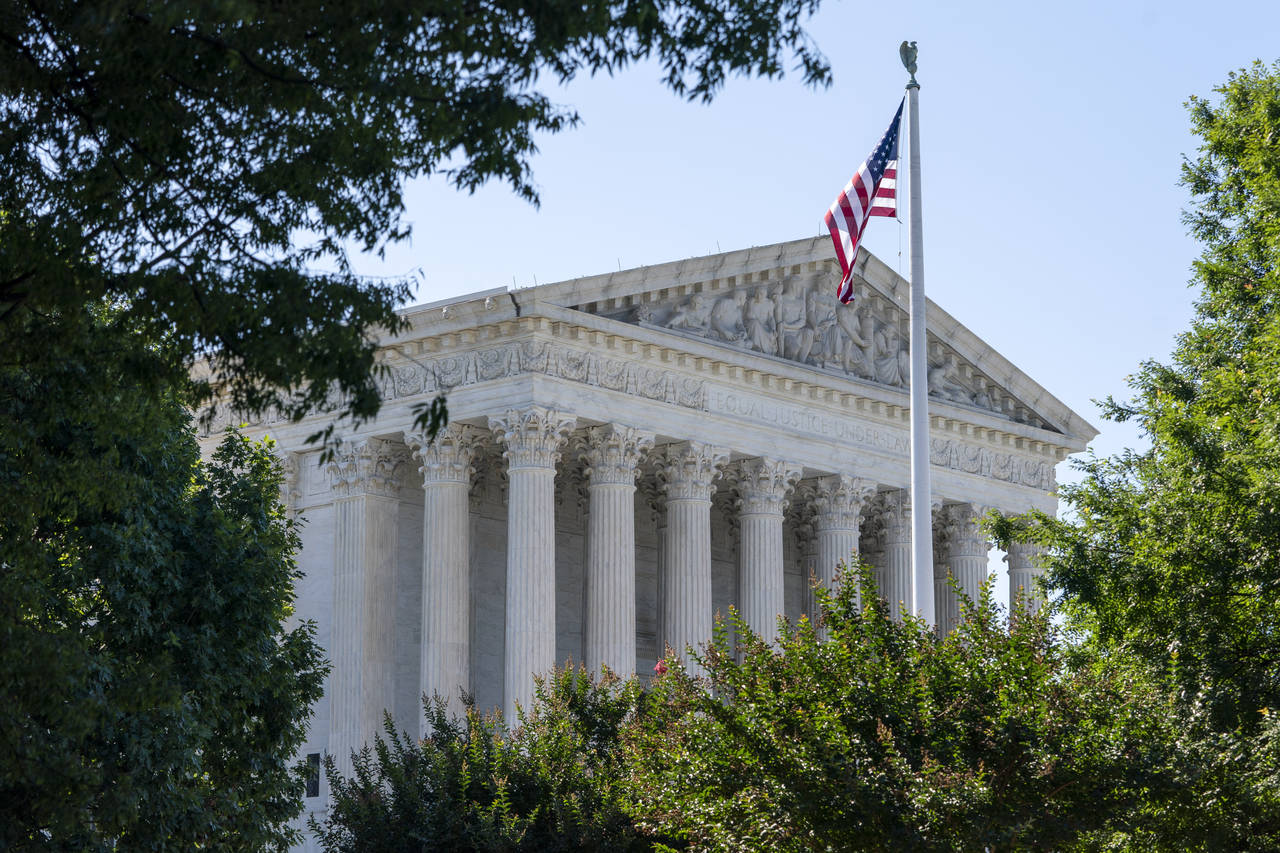The Supreme Court is seen Wednesday, June 29, 2022, in Washington. (AP Photo/Jacquelyn Martin)...
