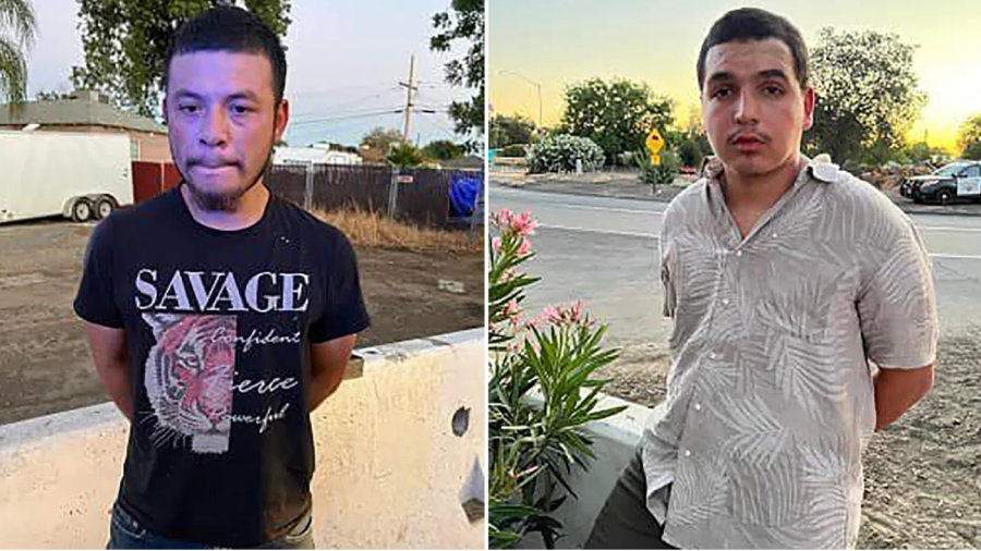 Jose Zendejas, left, and Benito Madrigal, right, were discovered with 150 packages that each contai...