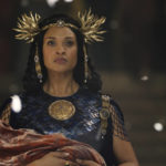 
              This image released by Amazon Prime Video shows Cynthia Addai-Robinson as Queen Regent Míriel in a scene from "The Lord of the Rings: The Rings of Power." (Amazon Prime Video via AP)
            