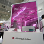 
              FILE - People visit LG Energy Solution Ltd's booth during the InterBattery 2021, the country's leading battery exhibition, at COEX in Seoul, South Korea, , June 9, 2021. A joint venture between General Motors and South Korean battery company LG Energy Solution is set to receive a $2.5 billion loan from the Energy Department to build battery cell factories for electric vehicles in three states. (AP Photo/Ahn Young-joon, File)
            