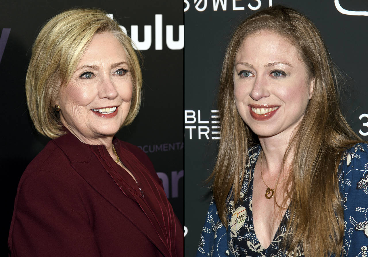 Former secretary of state Hillary Clinton attends the premiere of the Hulu documentary "Hillary" in...