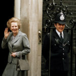 
              FILE - Britain's Prime Minister Margaret Thatcher waves to the media on returning to No. 10 Downing Street from Buckingham Palace, in London, May 11, 1980. Two people are running to be Britain’s next prime minister, but a third presence looms over the contest: Margaret Thatcher. Almost a decade after her death, the late former prime minister casts a powerful spell over Britain's Conservative Party. In the race to replace Boris Johnson as Conservative leader and prime minister, both Foreign Secretary Liz Truss and former Treasury chief Rishi Sunak claim to embody the values of Thatcher. (AP Photo/John Redman, File)
            