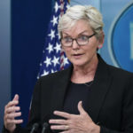 
              Energy Secretary Jennifer Granholm speaks during the daily briefing at the White House in Washington, Wednesday, June 22, 2022. (AP Photo/Susan Walsh)
            