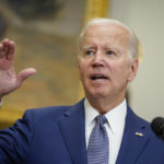 
              President Joe Biden speaks about abortion access during an event in the Roosevelt Room of the White House, Friday, July 8, 2022, in Washington. (AP Photo/Evan Vucci)
            