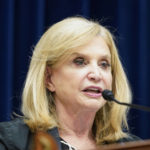 
              Chairwoman Rep. Carolyn Maloney, D-N.Y., asks a question during a House Committee on Oversight and Reform hearing to examine the practices and profits of gun manufacturers, Wednesday, July 27, 2022, on Capitol Hill in Washington. A U.S. House investigation has found that gun manufacturers have taken in more than $1 billion from selling AR-15-style guns over the past decade. (AP Photo/Mariam Zuhaib)
            