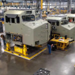 
              In this photo provided by Wabtec, operator cabs for Union Pacific modernized locomotives being built at Wabtec's Fort Worth plant are pictured in October 2021, in Fort Worth, Texas. Union Pacific will spend more than $1 billion to upgrade 600 of its old diesel locomotives over the next three years and make them more efficient, but regulators still want it to do more to cut pollution from its engines. (Jay Sifler/Wabtec via AP)
            