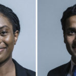 
              This photo combo provided by UK Parliament show Kemi Badenoch, left, formally the minister of state at the Department for Levelling Up, Housing & Communities and the former Foreign Office Minister Rehman Chishti. Candidates to replace Boris Johnson as Britain’s prime minister are scattering tax-cutting promises to woo their Conservative Party electorate. Badenoch, a former banker, says she wants to lower taxes and lead a “limited government focused on essentials” Little-known junior minister Rehman Chishti became the 11th candidate to declare he wanted to succeed Johnson. (UK Parliament via AP)
            