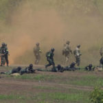 
              U.S. and Indonesian soldiers take their positions during Super Garuda Shield 2022 joint military exercises in Baturaja, South Sumatra, Indonesia, Friday, Aug. 12, 2022. The United States and Indonesian militaries conducted the annual combat exercises on Indonesia's Sumatra island, joined for the first time by participants from other partner nations including Australia, Japan and Singapore, signaling stronger ties amid growing maritime activity by China in the Indo-Pacific region. (AP Photo/Dita Alangkara)
            