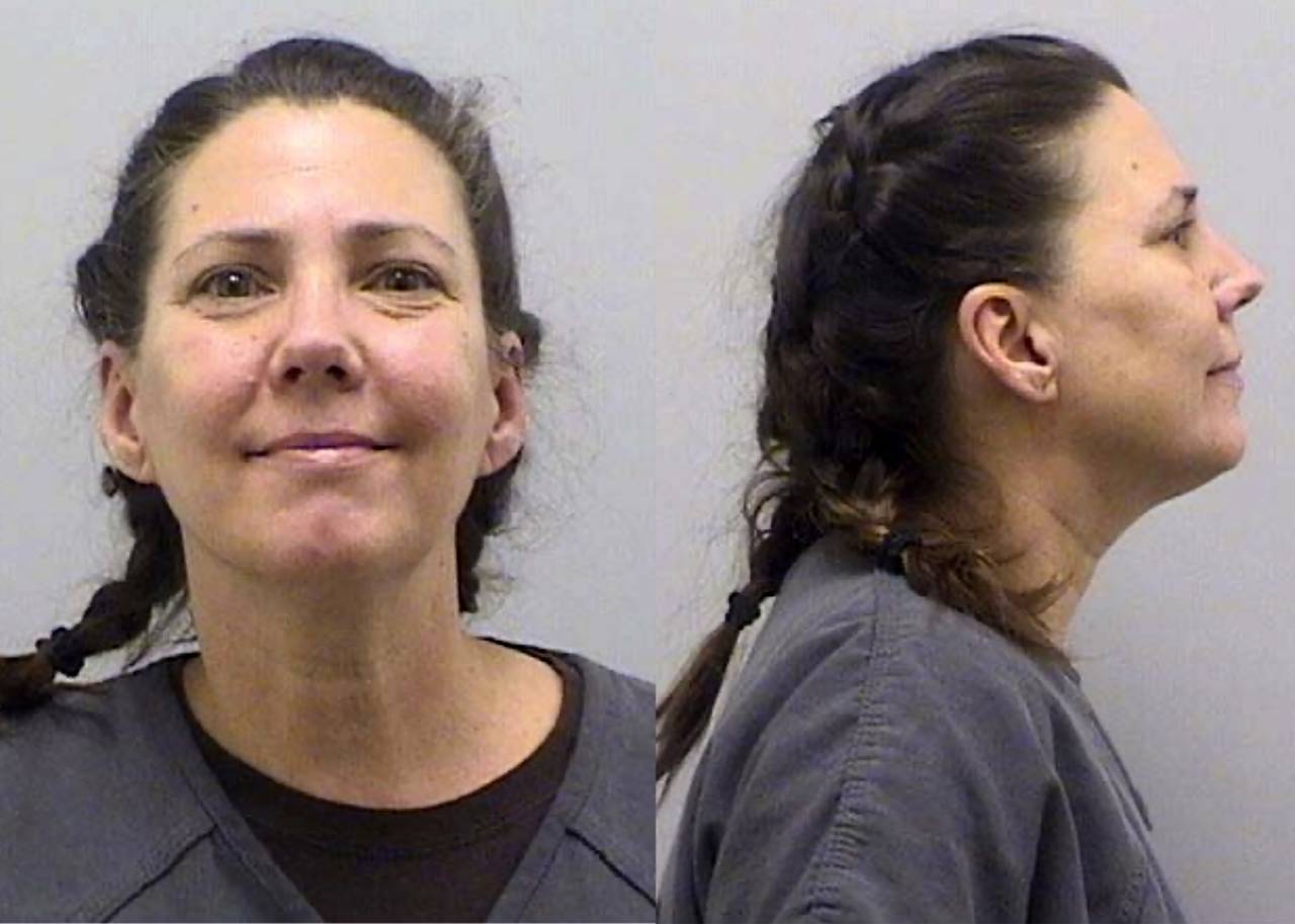 FILE - This undated booking photo provided by the Douglas County Sheriff's Office, in Colorado, sho...
